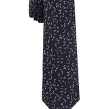 Calvin Klein Men's Skinny Scattered Dashes Tie Black Size Regular