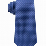Kenneth Cole Reaction Men's Micro Checkerboard Slim Tie Navy Size Regular