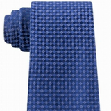Kenneth Cole Reaction Men's Micro Checkerboard Slim Tie Navy Size Regular