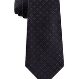 Kenneth Cole Reaction Men's Slim Open Square Geo Tie Black Size Regular