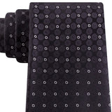 Kenneth Cole Reaction Men's Mosaic Slim Geo Tie Black Size Regular