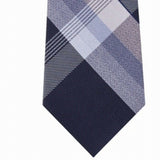 Kenneth Cole Reaction Men's Parkway Slim Plaid Tie Black Size Regular