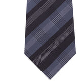 Kenneth Cole Reaction Men's Slim Plaid Tie Black Size Regular