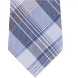Kenneth Cole Reaction Men's Turning Point Plaid Slim Tie Gray One Size