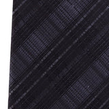 Kenneth Cole Reaction Men's Slim Tonal Iridescent Check Tie Black Size Regular