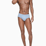 Calvin Klein Men's 6 Pk Hip Briefs Blue Size X-Large