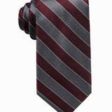 Ryan Seacrest Distinction Men's Andros Stripe Silk Tie Pink Size Regular