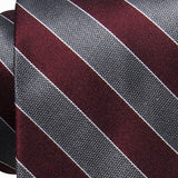 Ryan Seacrest Distinction Men's Andros Stripe Silk Tie Pink Size Regular