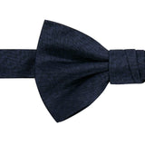 Ryan Seacrest Distinction Men's Angus Solid Pre-Tied Bow Tie Blue Size Regular