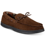 Gold Toe Men's Tie Moccasins Dark Beige Size Medium