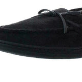 Gold Toe Men's Tie Moccasins Black Size Medium