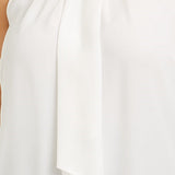 Calvin Klein Women's Plus Size Ruffle-Front Blouse White Size 3X