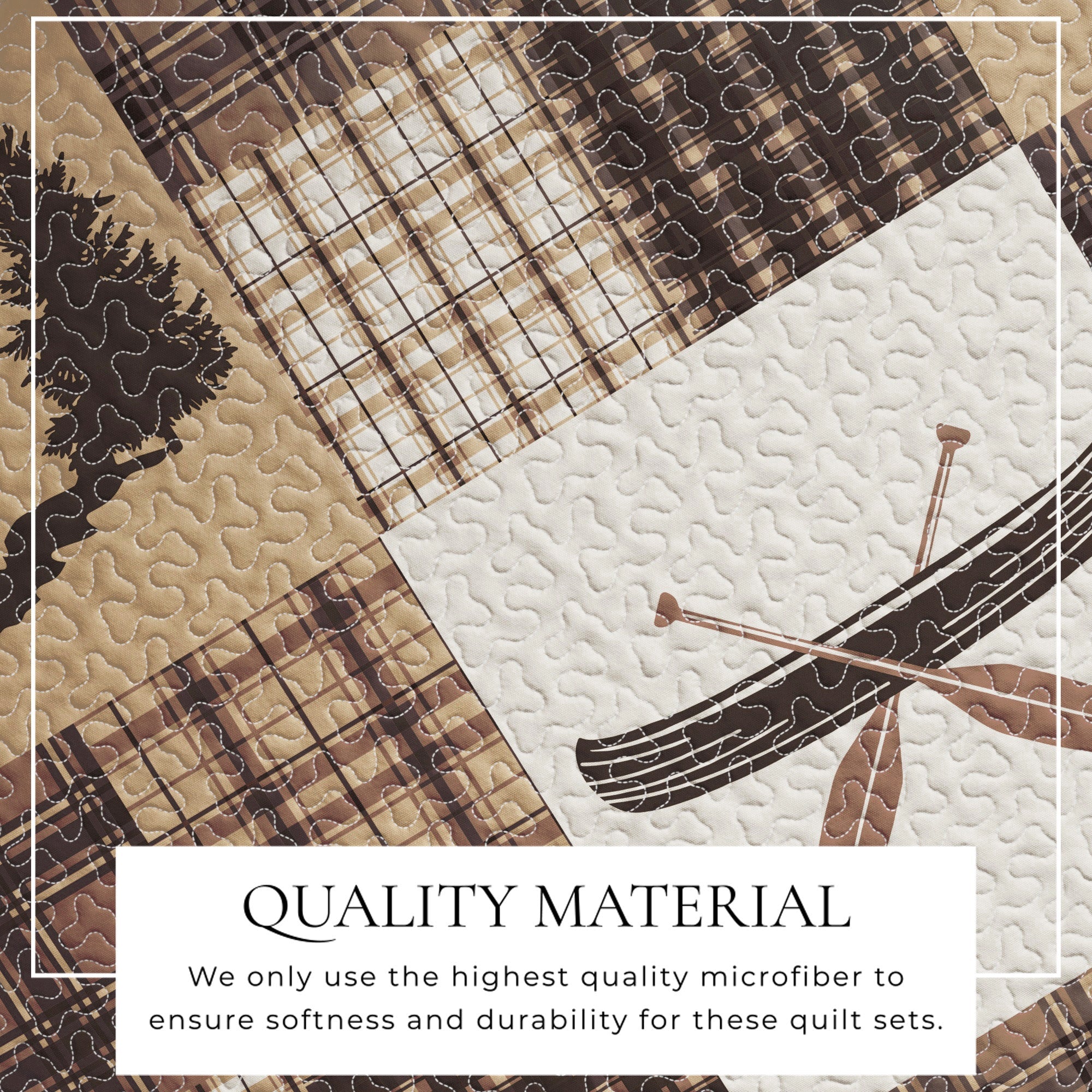 Redwood Lodge 3 Piece Quilt Set