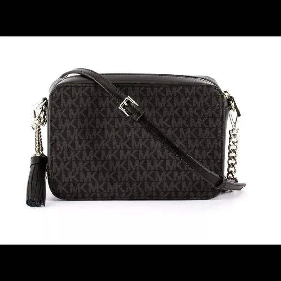 Michael Kors Crossbody Md Camera Bag Black/silver