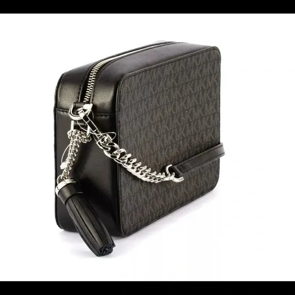 Michael Kors Crossbody Md Camera Bag Black/silver