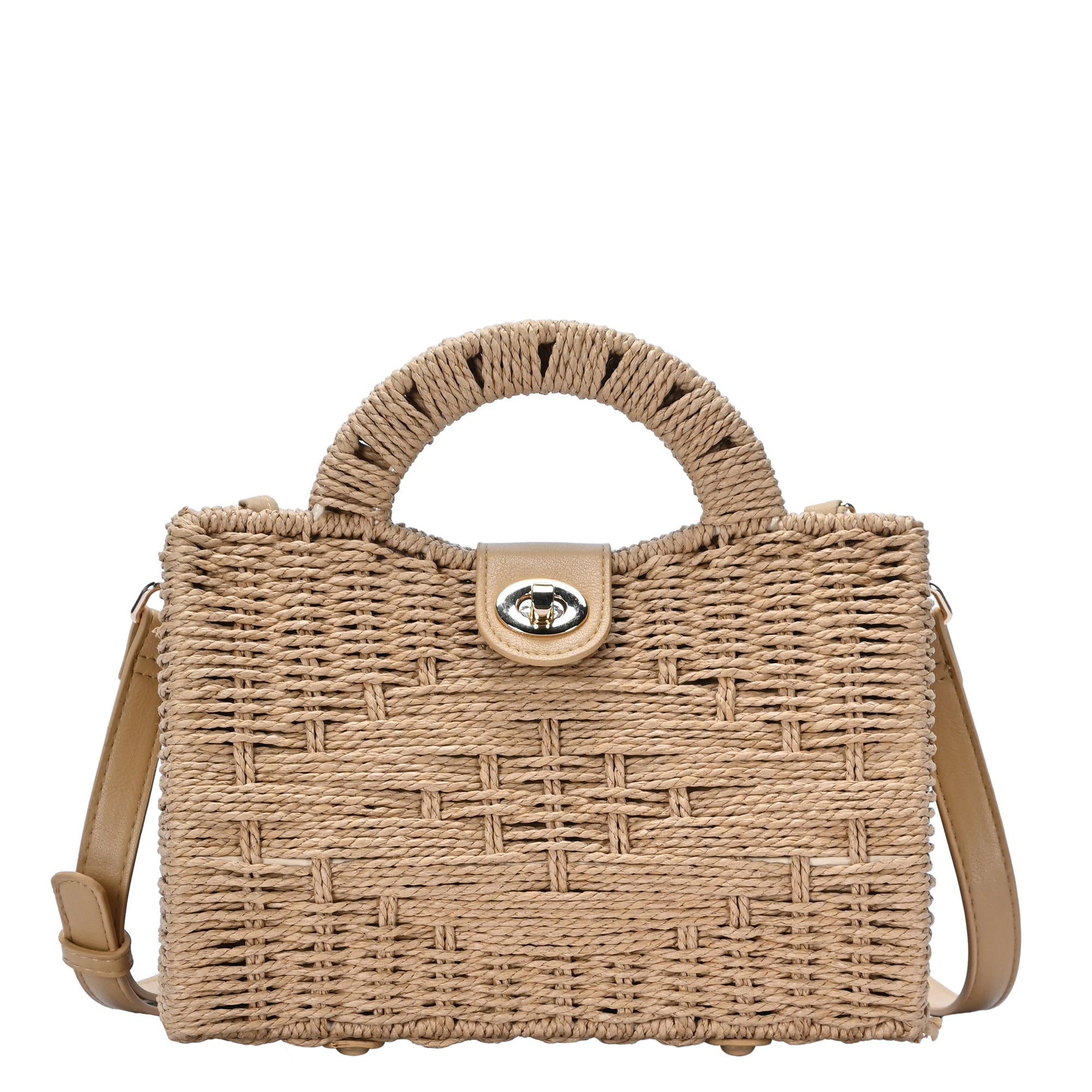 Maple Straw Crossbody