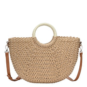 Mari Straw Satchel