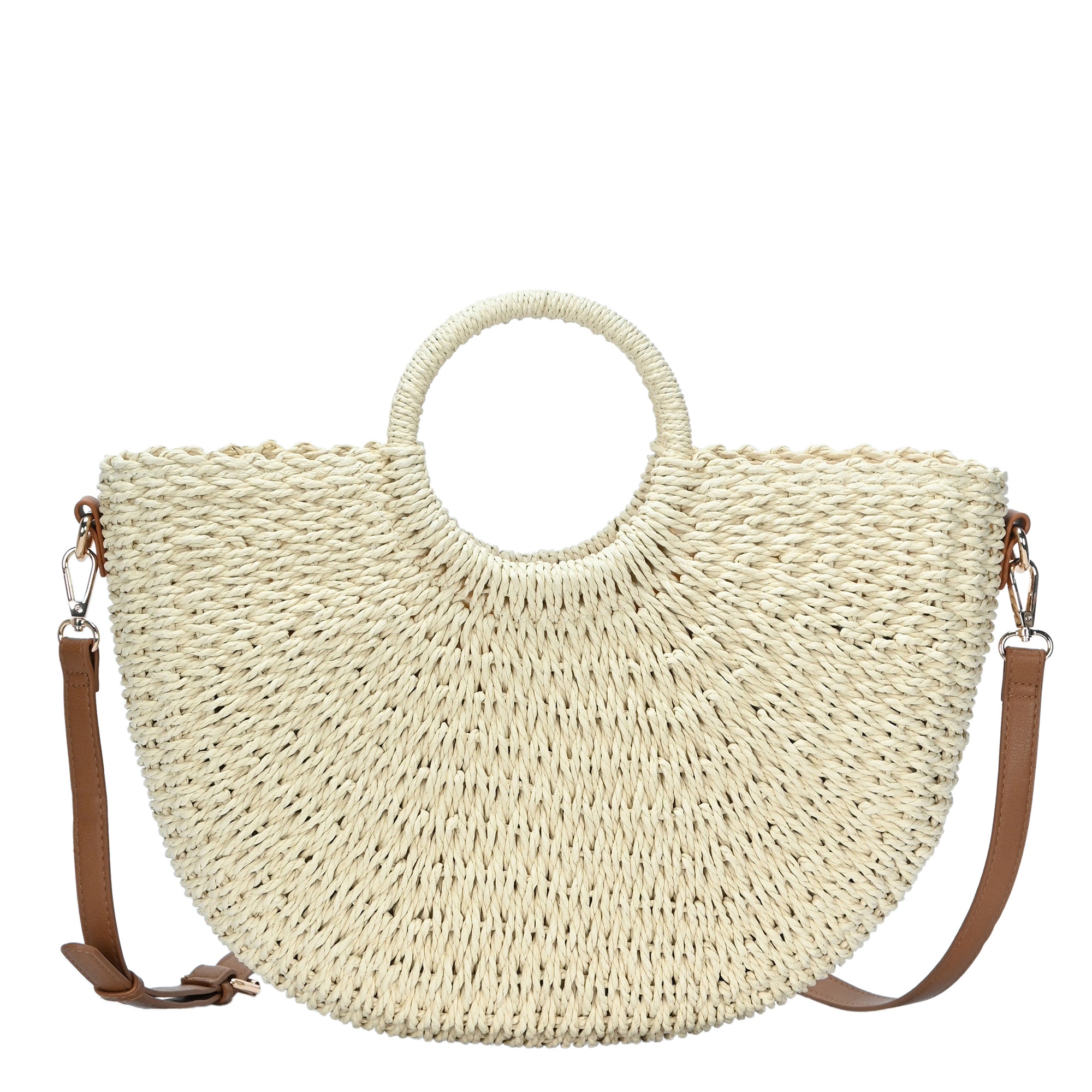 Mari Straw Satchel