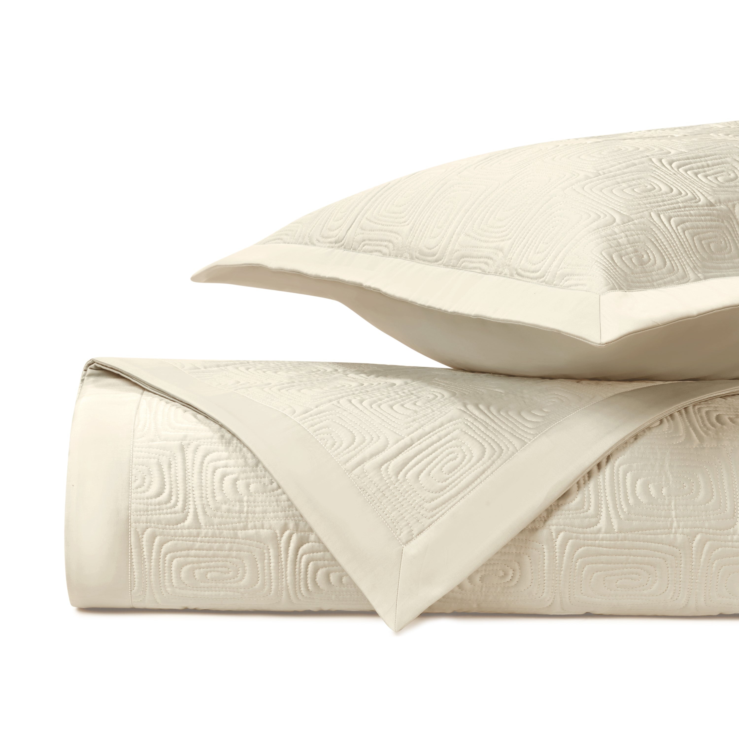 Maze Quilted Coverlet (euro) Set