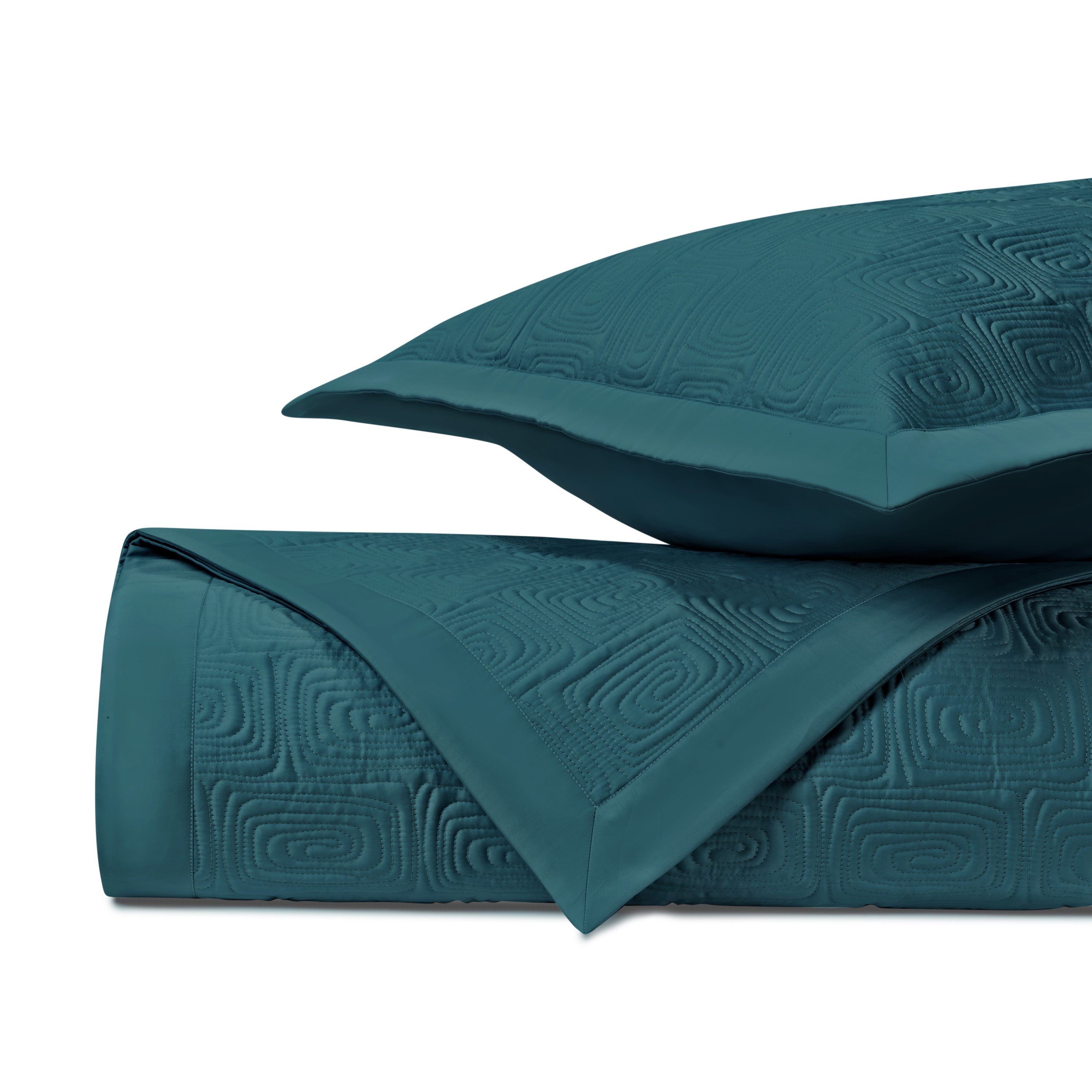 Maze Quilted Coverlet (euro) Set