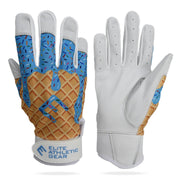Blue Ice Cream Batting Gloves