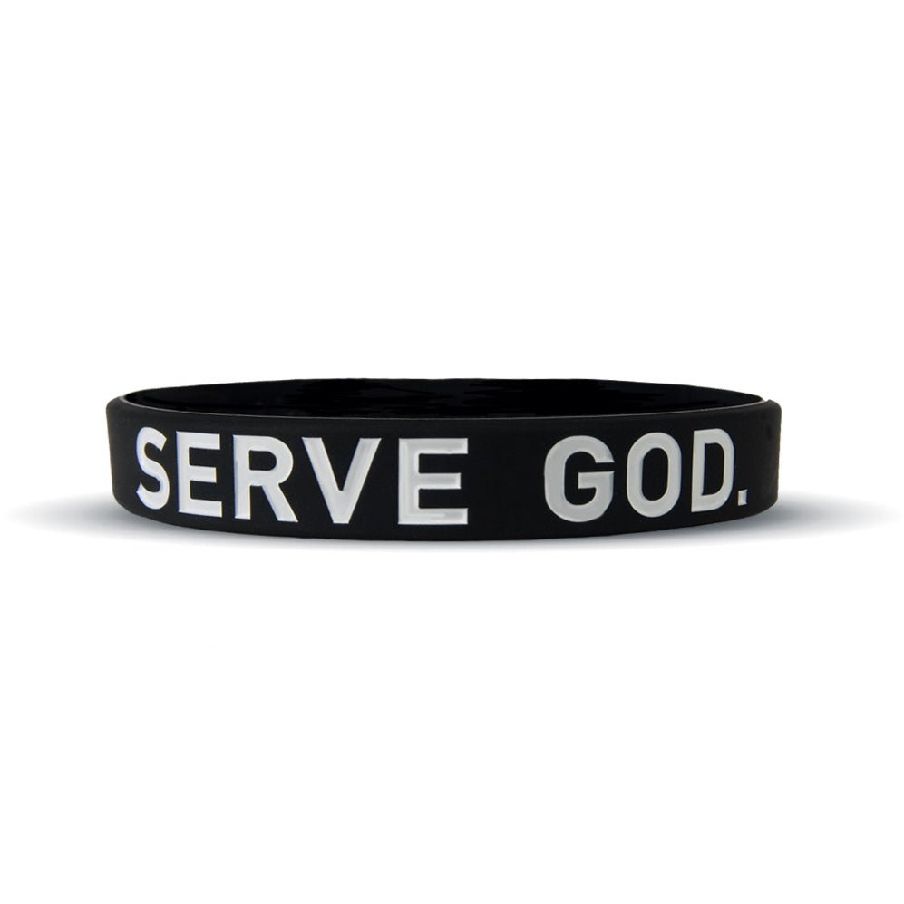 Serve God Wristband