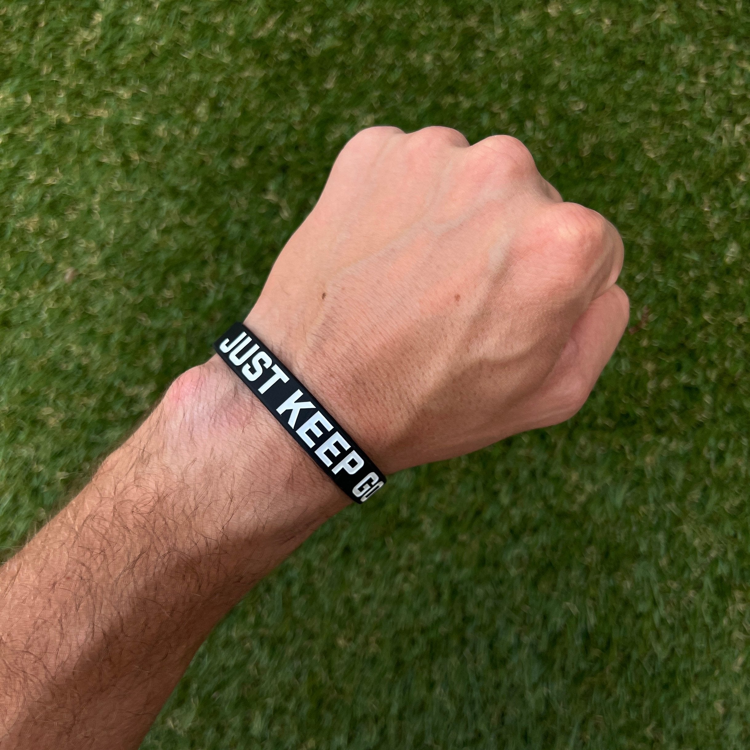 Just Keep Going Wristband