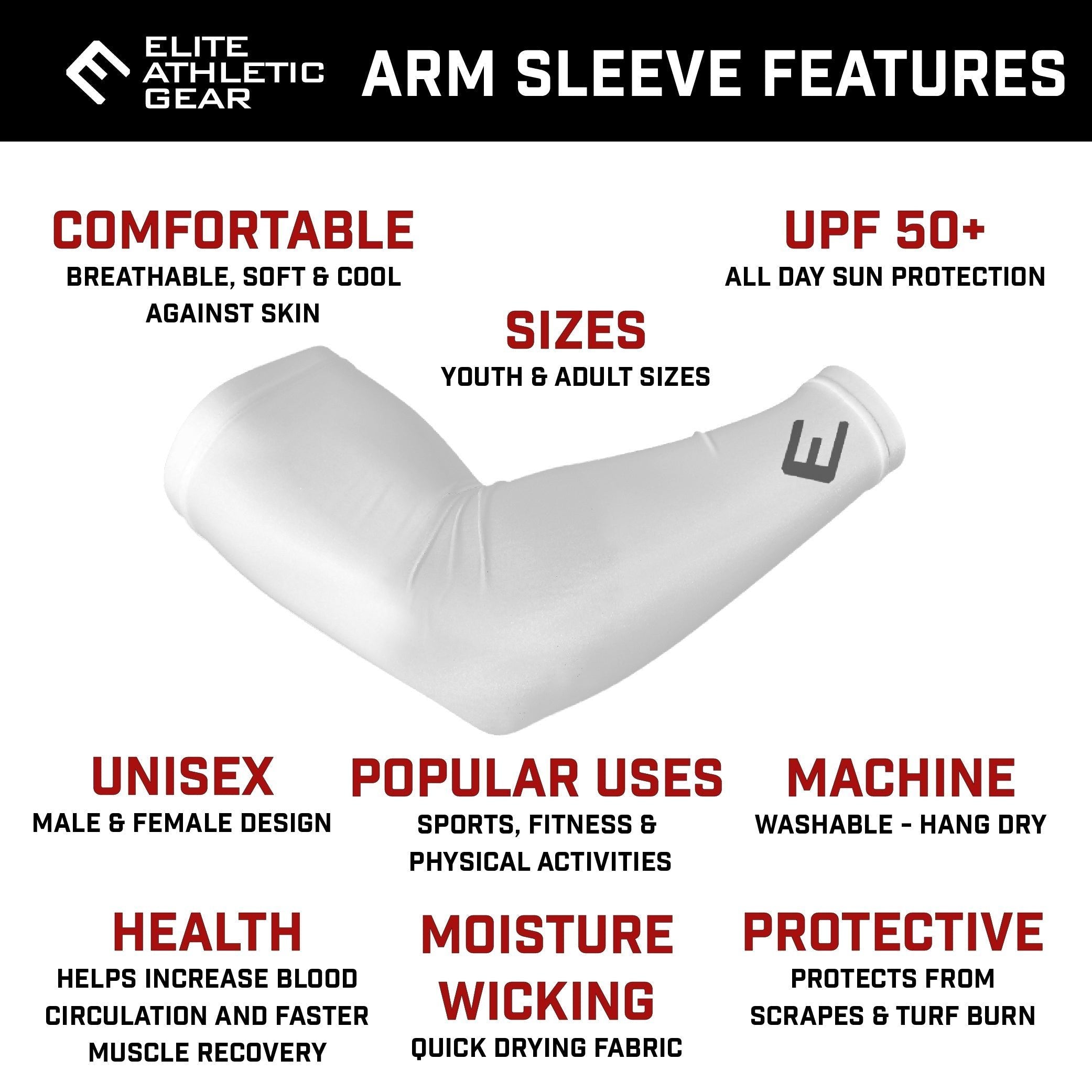 White Sprinkles Arm Sleeve