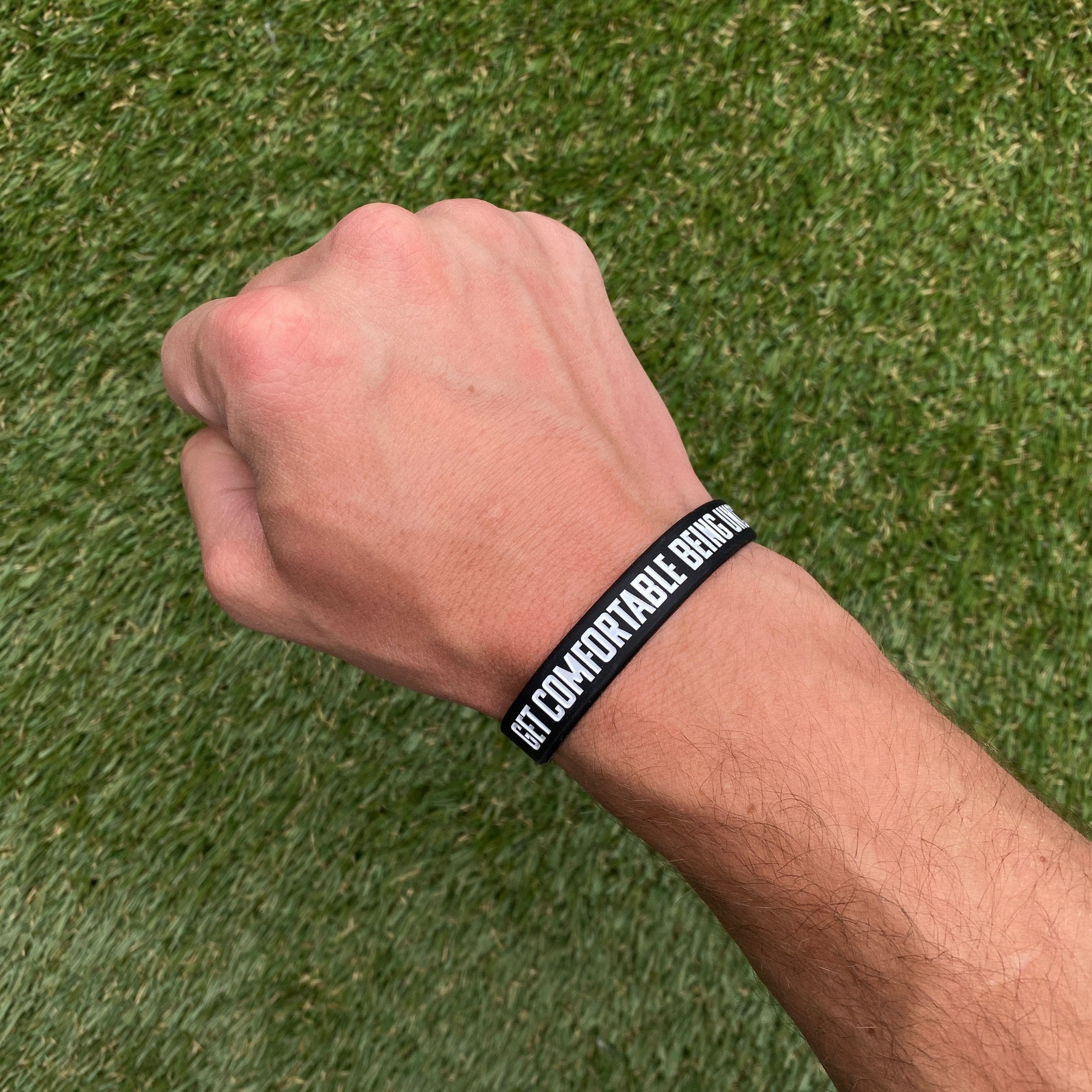 Get Comfortable Being Uncomfortable Wristband