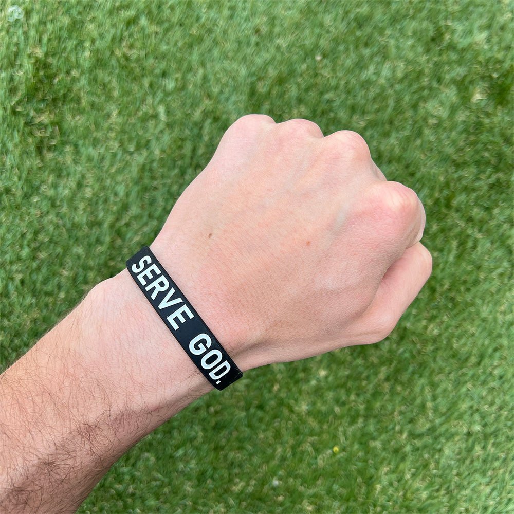 Serve God Wristband