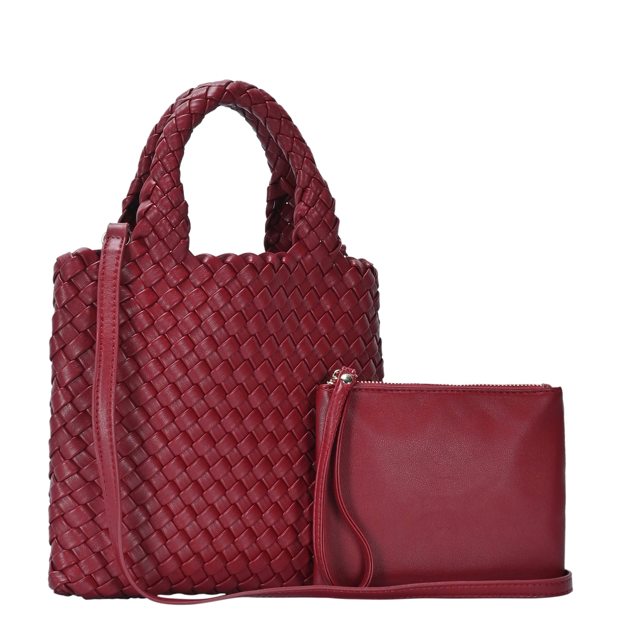 Melody 2 In 1 Wristlet Pouch Woven Crossbody
