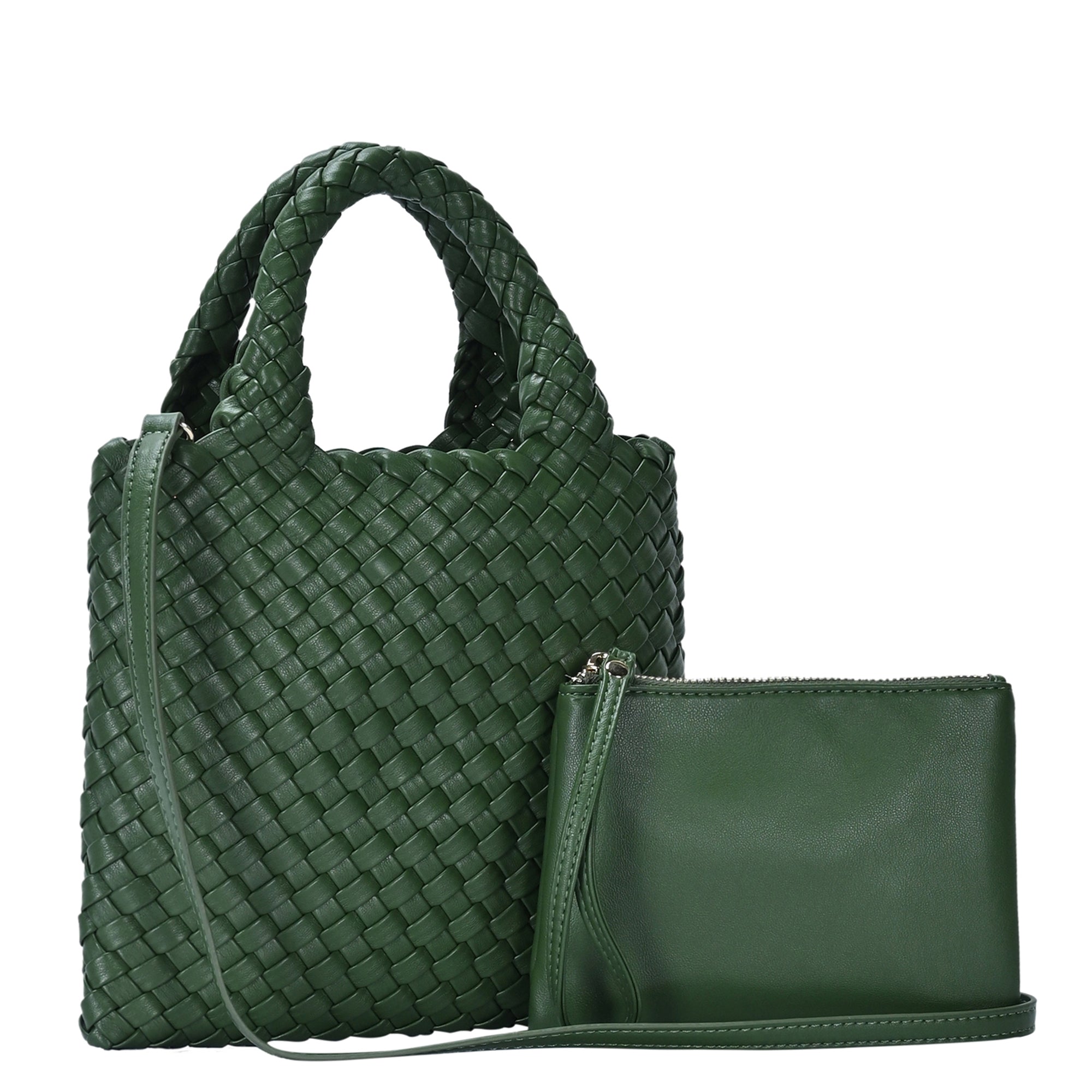 Melody 2 In 1 Wristlet Pouch Woven Crossbody