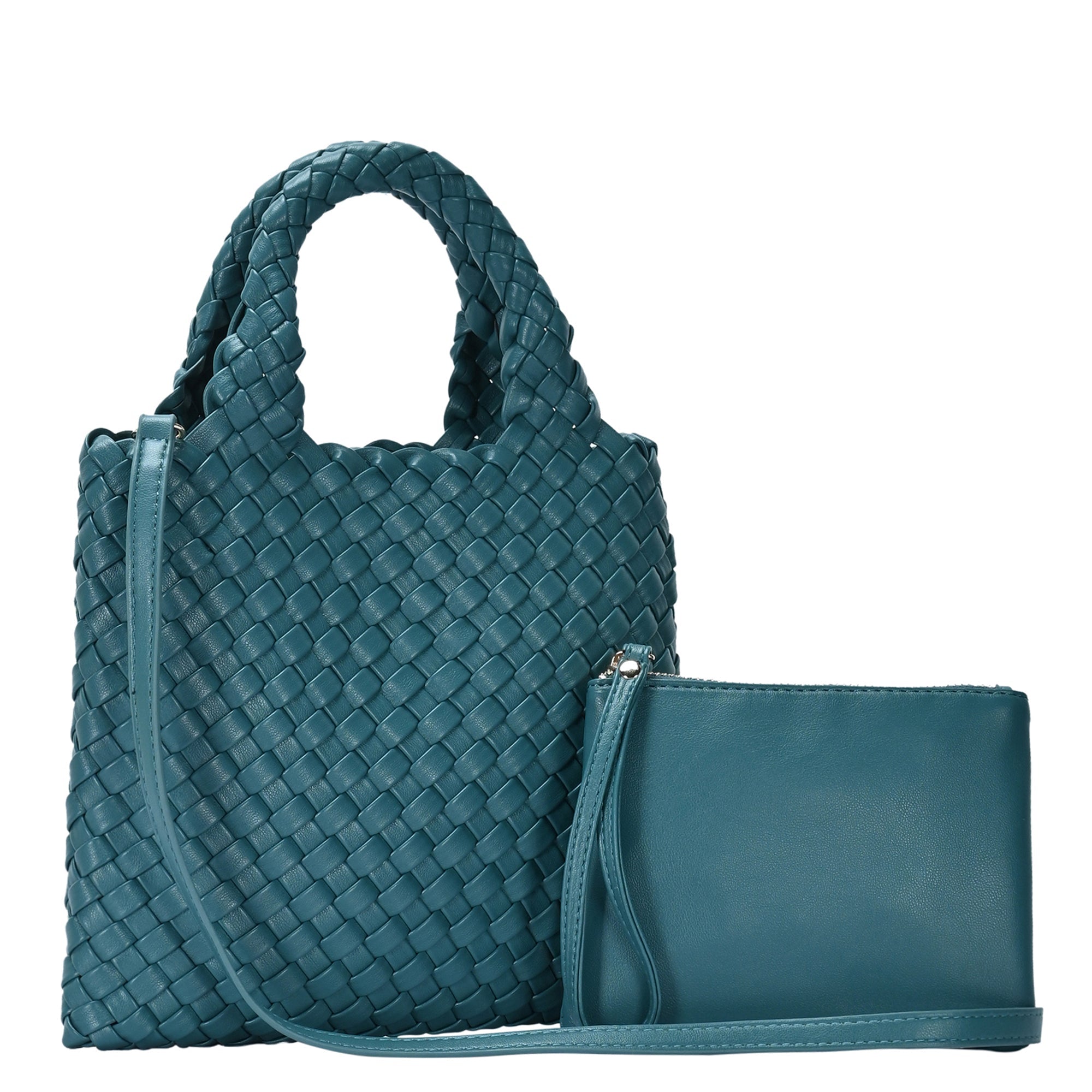 Melody 2 In 1 Wristlet Pouch Woven Crossbody