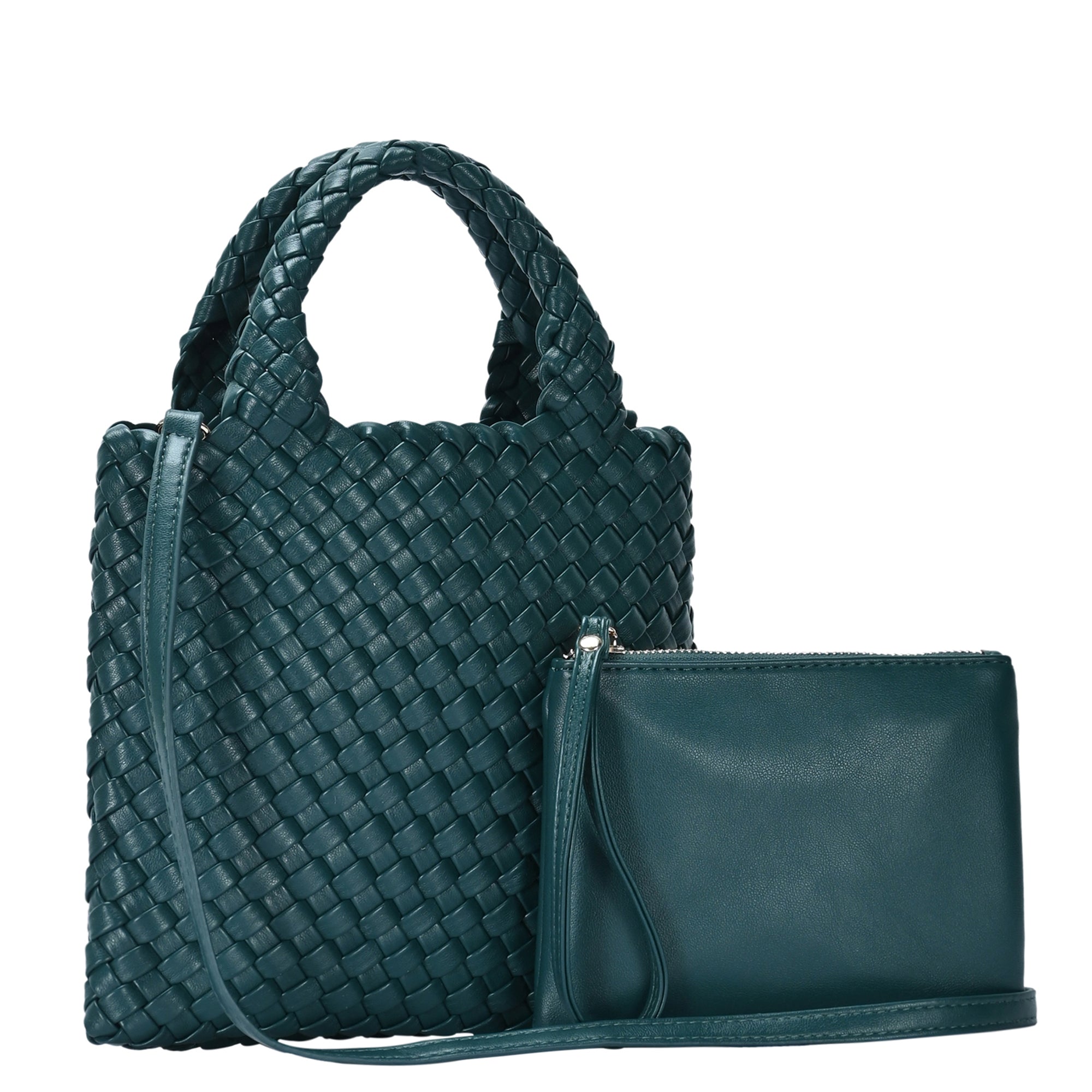 Melody 2 In 1 Wristlet Pouch Woven Crossbody