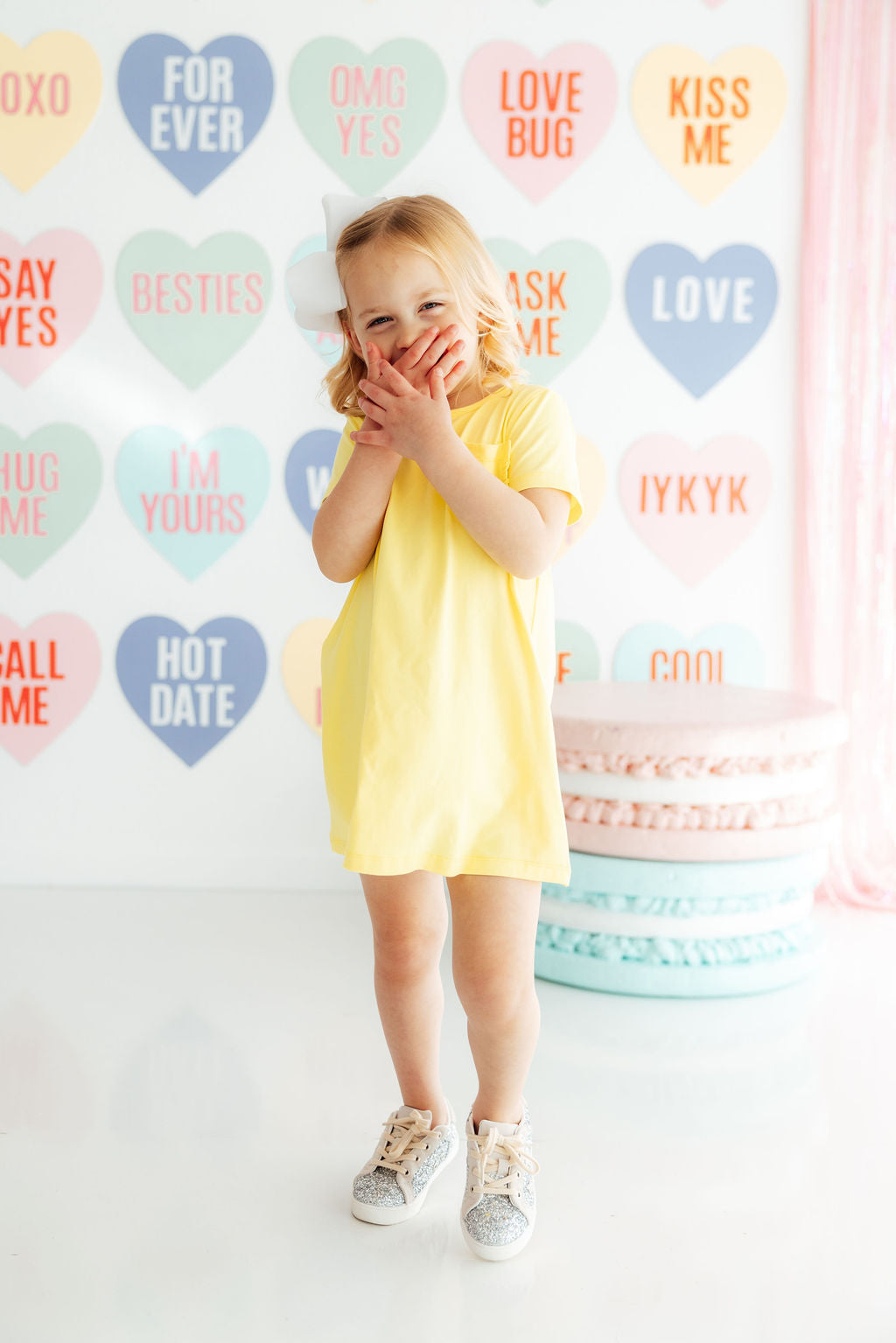 Yellow T-shirt Dress