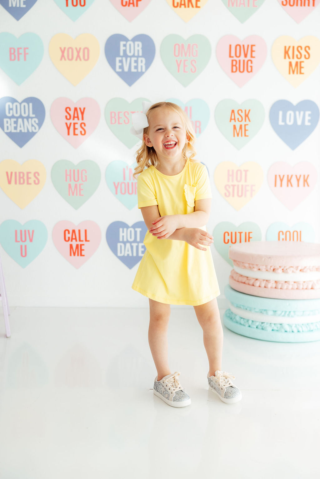 Yellow T-shirt Dress