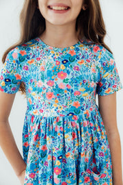 Blooming In Wonderland S/s Pocket Twirl Dress