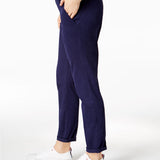 Tommy Hilfiger Women's Th Flex Cuffed Chino Straight Leg Pants Navy Size 16