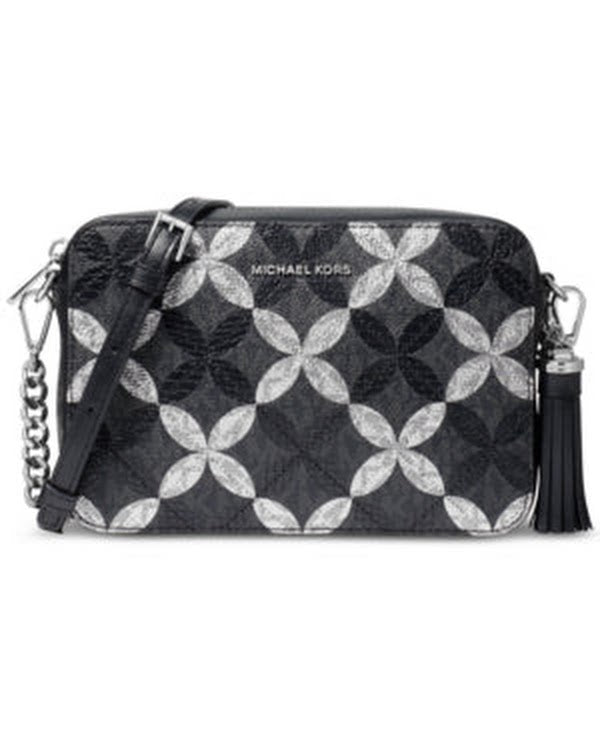 Michael Kors Crossbody Md Camera Bag Black/silver