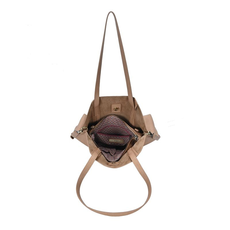 Faith 2 In 1 Detachable Pouch & Strap Tote