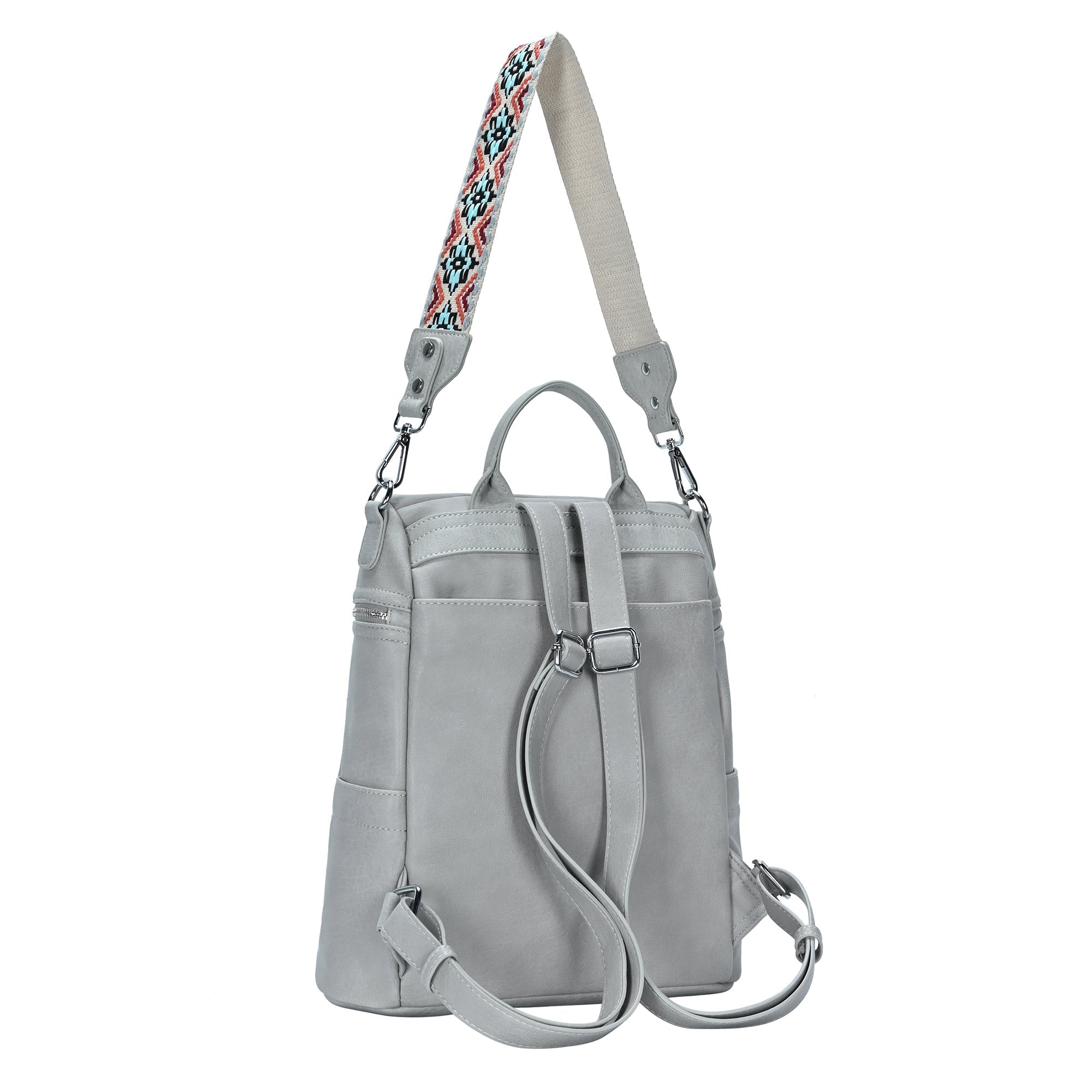 Nyra Webbing Strap Convertible Backpack Purse
