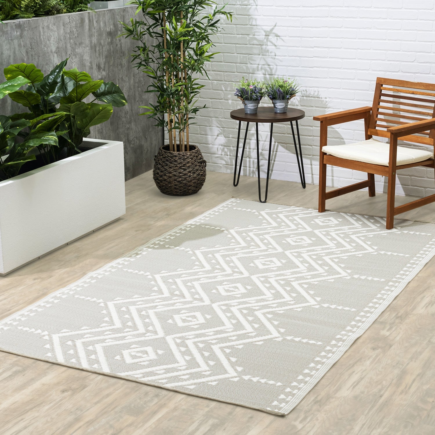 Ojai - Beige Outdoor Rug For Patio
