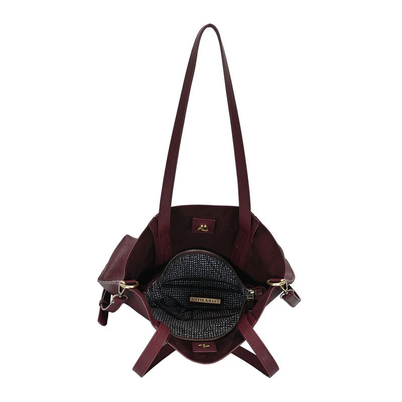 Faith 2 In 1 Detachable Pouch & Strap Tote