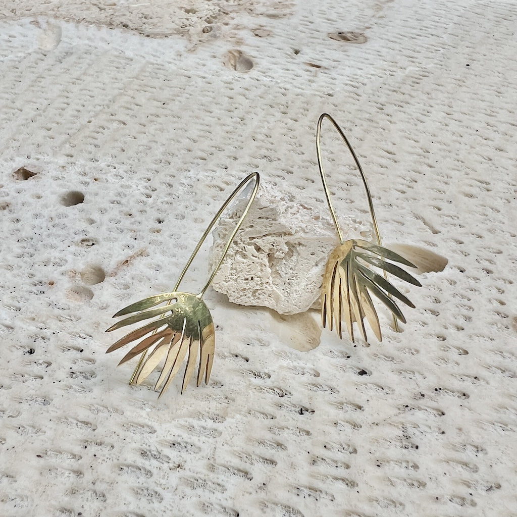 Palm Pull Threader Earrings