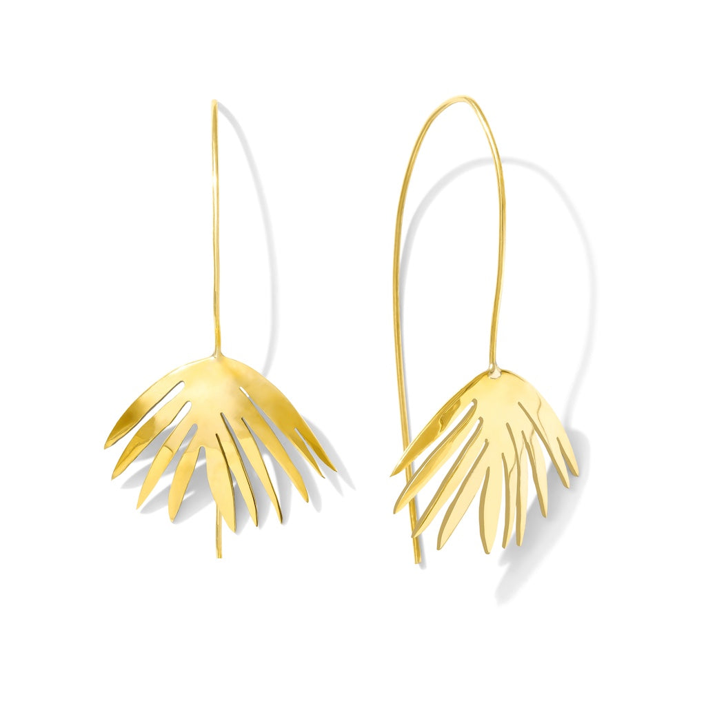 Palm Pull Threader Earrings