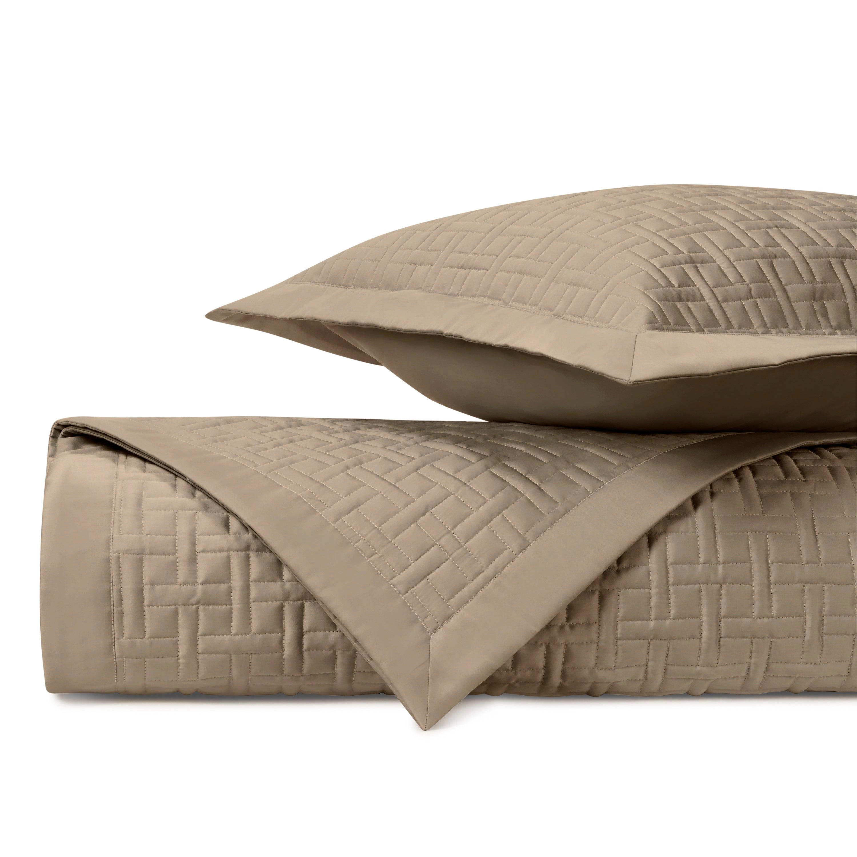 Parquet Quilted Coverlet Set