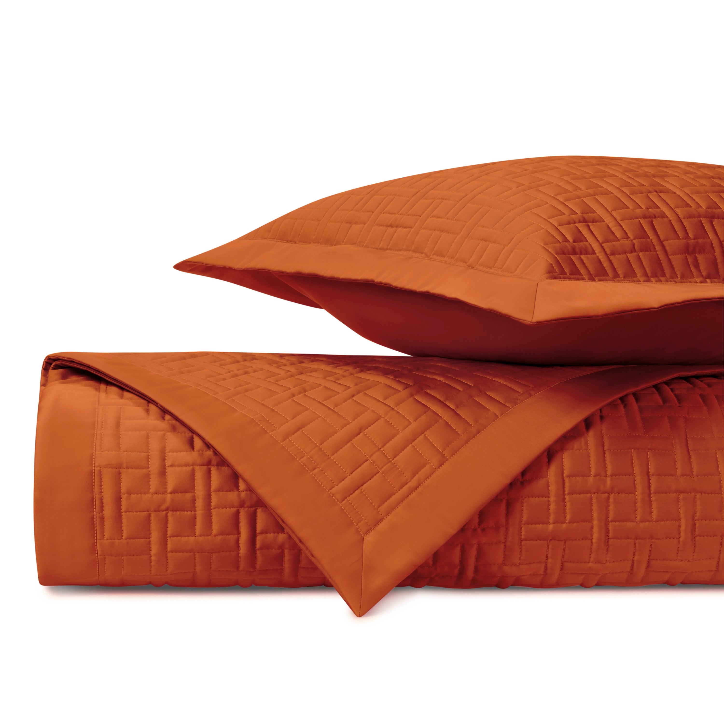 Parquet Quilted Coverlet (euro) Set