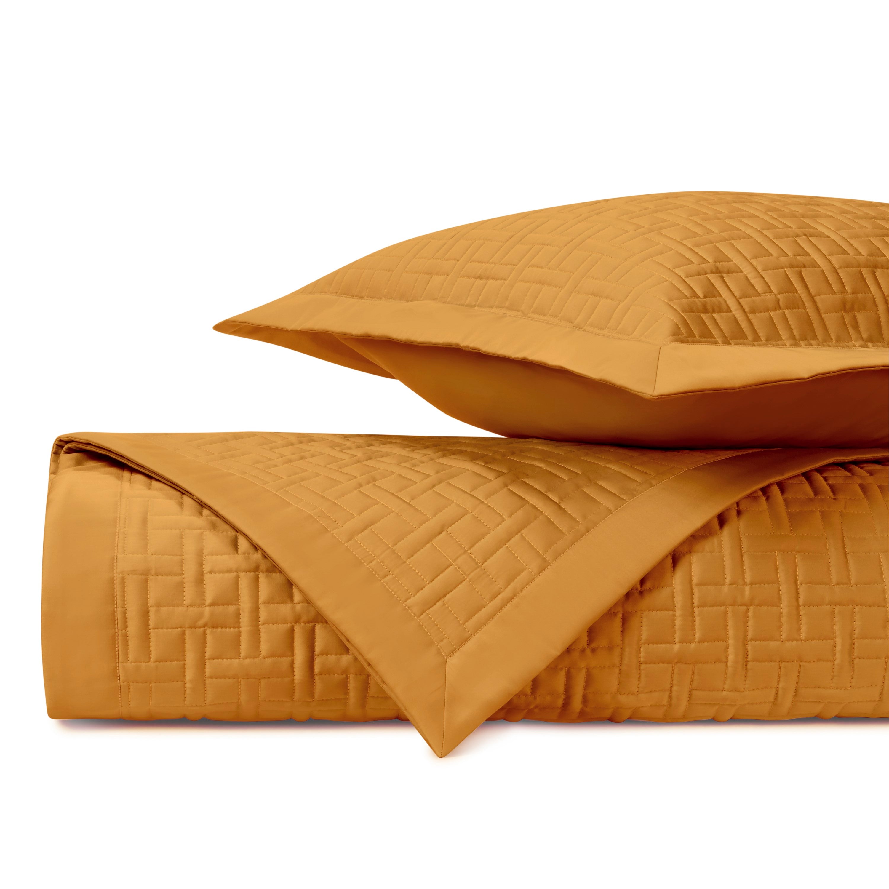 Parquet Quilted Coverlet (euro) Set