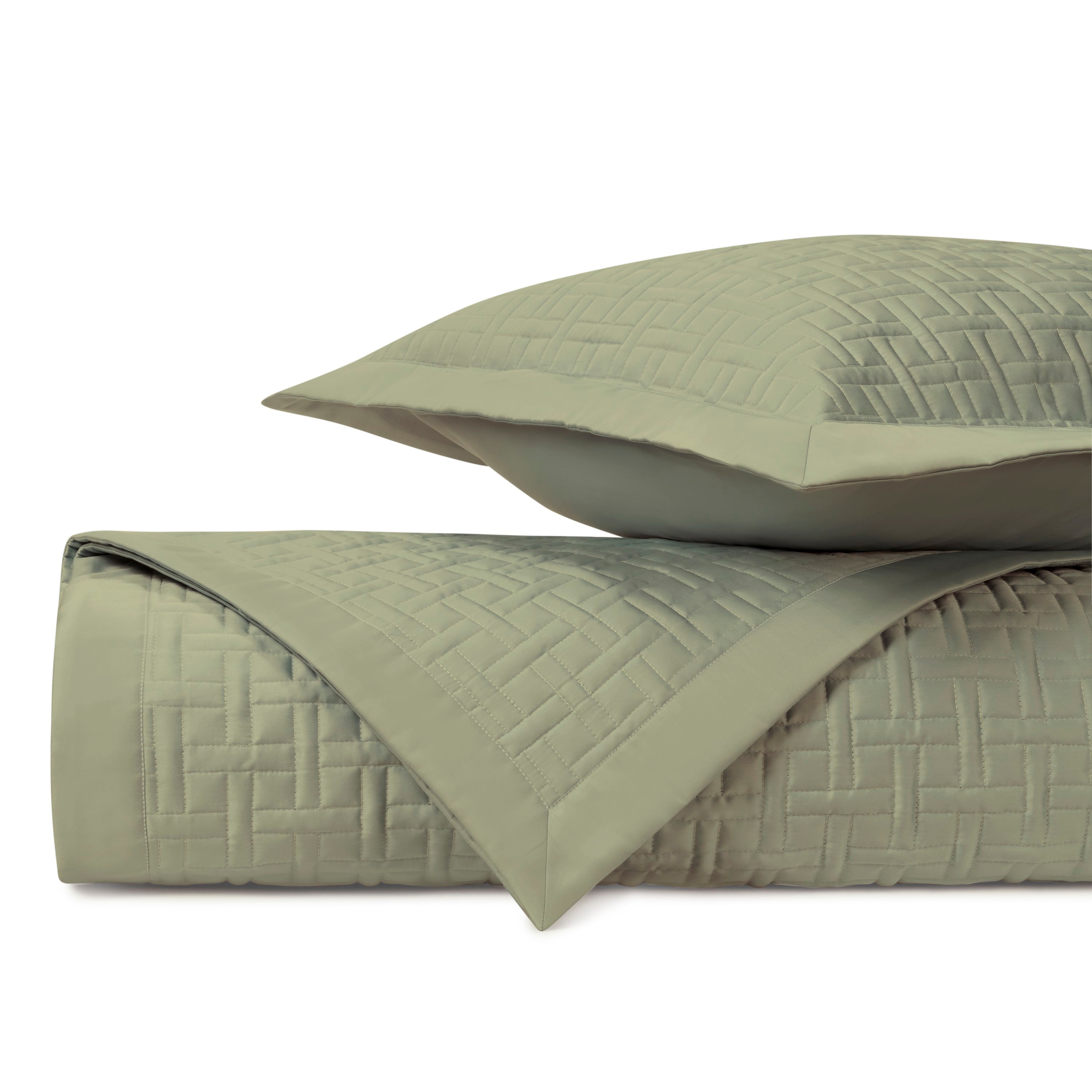 Parquet Quilted Coverlet Set
