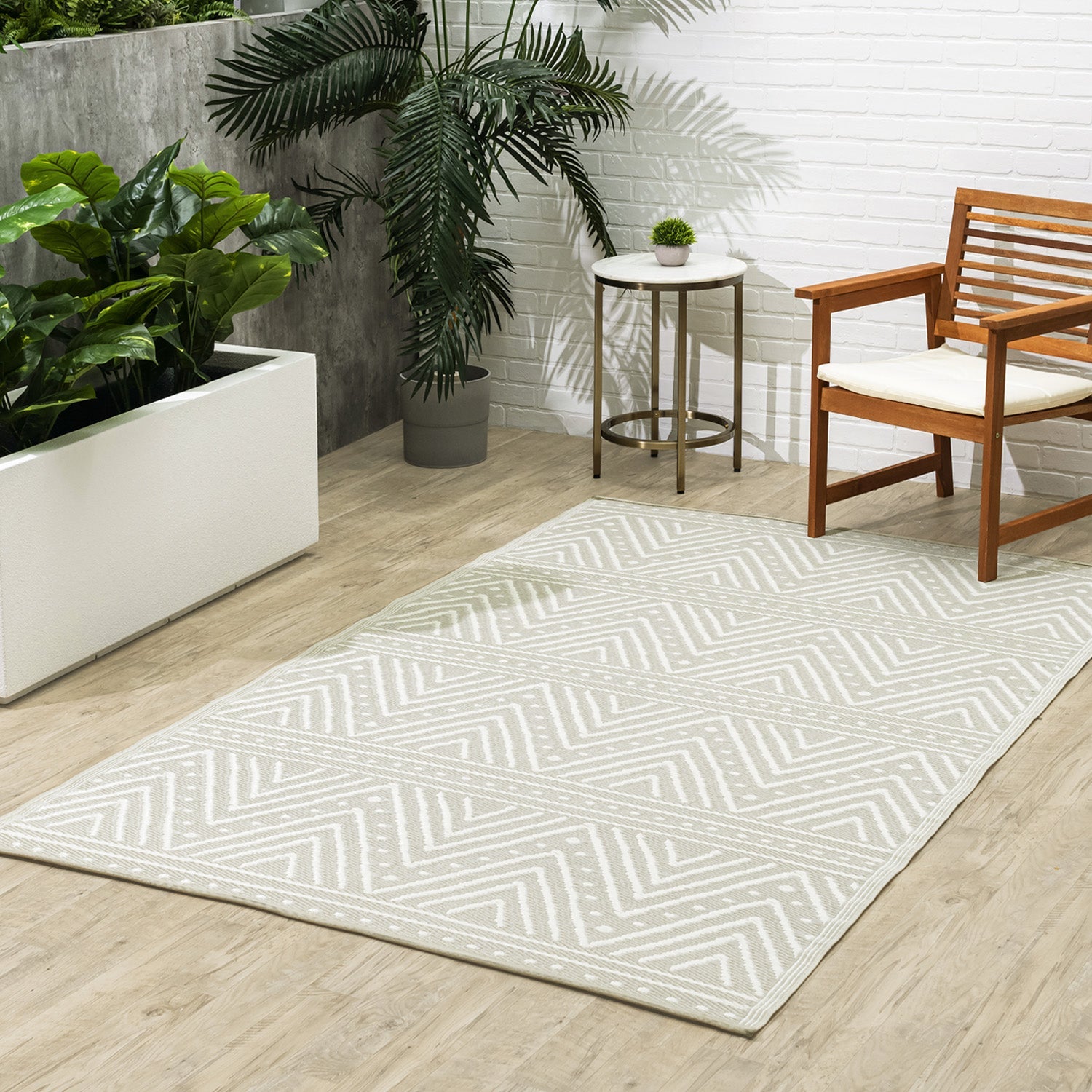 Patan - Beige Outdoor Rug For Patio